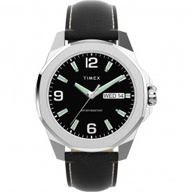 часовник,часовници,аксесоари,на,разпродажба,timex,men's,analogue,quartz,watch,black,silver