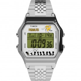 Часовник Timex Peanuts Watch - Digital/Silver часовник,часовници,timex,peanuts,watch,digital,silver