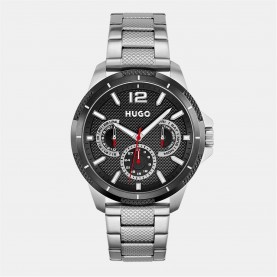 часовник,часовници,аксесоари,на,разпродажба,hugo,gents,hugo,#sport,bracelet,watch,black,silver