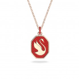 аксесоари,на,разпродажба,swarovski,swan,necklace,rose,gold