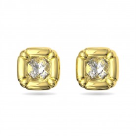 аксесоари,на,разпродажба,swarovski,dulcis,stud,earrings,cushion,cut,gold,tone,gold,tone,plated,gold,crystal
