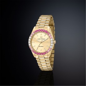 часовник,часовници,chiara,ferragni,women's,bold,analogue,quartz,watch,yellow,gold