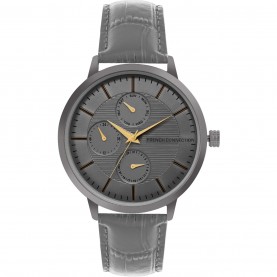 Часовник French Connection Mens Analog Watch Silver Strap - Grey часовник,часовници,аксесоари,на,разпродажба,french,connection,connection,mens,analog,watch,silver,strap,grey