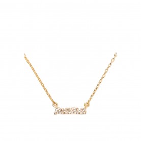 аксесоари,на,разпродажба,kate,spade,women's,mama,pendant,necklace,clear,gold