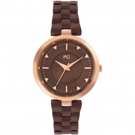 часовник,часовници,аксесоари,на,разпродажба,french,connection,connection,suki,brown,round,analog,watch,for,women,brown