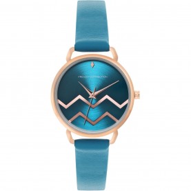 Часовник French Connection Esme BLUE Round Analog Watch for Women - Teal Blue часовник,часовници,аксесоари,на,разпродажба,french,connection,connection,esme,blue,round,analog,watch,for,women,teal,blue