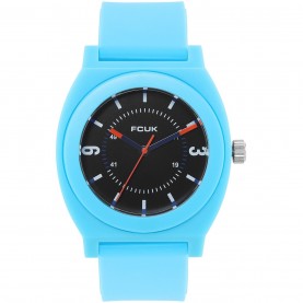 Часовник FCUK Analog Black Dial Unisex Watch - Black часовник,часовници,аксесоари,на,разпродажба,fcuk,analog,black,dial,unisex,watch,black