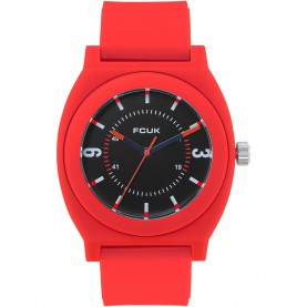 Часовник FCUK Analog Black Dial Unisex Watch - Black часовник,часовници,аксесоари,на,разпродажба,fcuk,analog,black,dial,unisex,watch,black