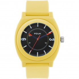 Часовник FCUK Analog Black Dial Unisex Watch - Black часовник,часовници,аксесоари,на,разпродажба,fcuk,analog,black,dial,unisex,watch,black