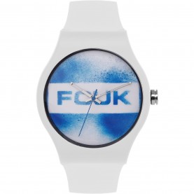 Мъжки часовник FCUK Silicone Analog Blue Dial Mens Watch - Blue мъжки,часовник,часовници,аксесоари,на,разпродажба,fcuk,silicone,analog,blue,dial,mens,watch,blue
