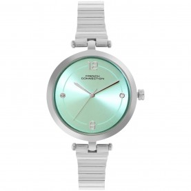 Часовник French Connection French Connection Silver Case Round Shape Silver Strap Quartz Watch - Mint часовник,часовници,аксесоари,на,разпродажба,french,connection,french,connection,silver,case,round,shape,silver,strap,quartz,watch,mint