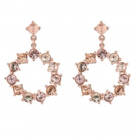 аксесоари,на,разпродажба,ted,baker,statement,crystal,hoop,drop,earrings,rose,gold,pink,crystal