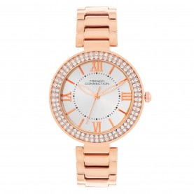 Часовник French Connection French Connection Silver Case Round Shape Silver Strap Quartz Watch - Silver часовник,часовници,аксесоари,на,разпродажба,french,connection,french,connection,silver,case,round,shape,silver,strap,quartz,watch,silver
