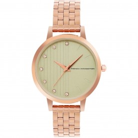 Часовник French Connection French Connection Rose Case Round Shape Rose Strap Quartz Watch - Sea Green часовник,часовници,аксесоари,на,разпродажба,french,connection,french,connection,rose,case,round,shape,rose,strap,quartz,watch,sea,green