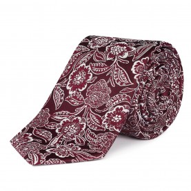 haines,and,bonner,silk,tie,burgundypaisley