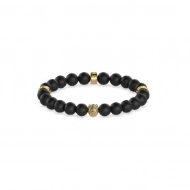 аксесоари,на,разпродажба,guess,guess,black,beads,&amp;,12mm,lion,bracelet,black