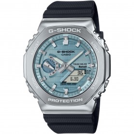 часовник,часовници,аксесоари,на,разпродажба,g,shock,men's,bluetooth,solar,stainless,steel,digital,watch,blue,silver