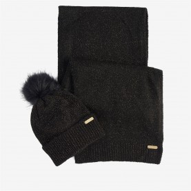 шал,плажни,шапки,аксесоари,на,разпродажба,barbour,international,sparkle,beanie,&amp;,scarf,gift,set,black,aw25