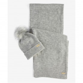 шал,плажни,шапки,barbour,international,sparkle,beanie,&amp;,scarf,gift,set,grey,marl,aw24