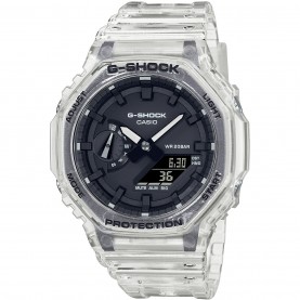 часовник,часовници,g,shock,ga,2100,translucent,skeleton,octagonal,water,resistant,digital,watch,clear,black