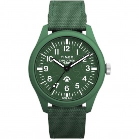Часовник Timex Mens Traprock Quartz Analogue Watch - Khaki часовник,часовници,аксесоари,на,разпродажба,timex,men,s,traprock,quartz,analogue,watch,khaki