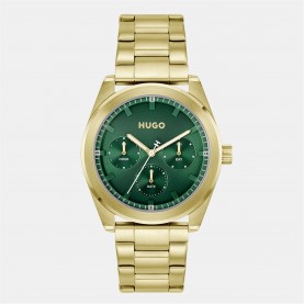 Часовник Hugo Gents HUGO #BRIGHT SPORT Bracelet Watch - Gold часовник,часовници,hugo,gents,hugo,#bright,sport,bracelet,watch,gold