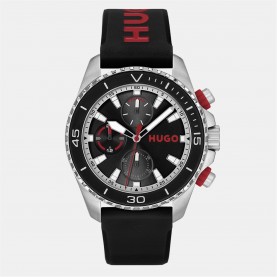 Часовник Hugo Gents HUGO #DIVE Watch - Black часовник,часовници,hugo,gents,hugo,#dive,watch,black