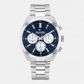 Часовник Tommy Hilfiger Tommy Hilfiger Mens Bracelet Watch - Silver часовник,часовници,tommy,hilfiger,tommy,hilfiger,mens,bracelet,watch,silver