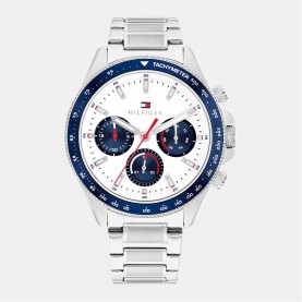 Часовник Tommy Hilfiger Tommy Hilfiger Mens Watch - Silver часовник,часовници,tommy,hilfiger,tommy,hilfiger,mens,watch,silver
