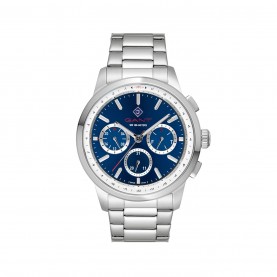 бижутерия,часовници,gant,middletown,wristwatch,silver,blue