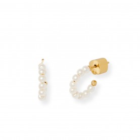 бижутерия,аксесоари,на,разпродажба,kate,spade,ks,mini,pearl,hoop,ld09,pearl