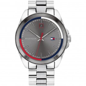 часовник,часовници,tommy,hilfiger,colour,blocked,bracelet,watch,silver,grey