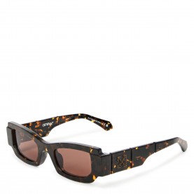 Off White Mens Joliet Rectangle Sunglasses - Havana Brown off,white,men,s,joliet,rectangle,sunglasses,havana,brown