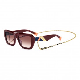 Слънчеви очила Missoni Womens Rectangular Round Sunglasses - Burgundy_ слънчеви,очила,слънчеви,очила,дамски,слънчеви,очила,аксесоари,на,разпродажба,missoni,women,s,rectangular,round,sunglasses,burgundy