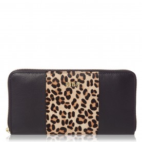 портмоне,всички,чанти,biba,biba,leather,zip,around,purse,leopard