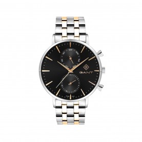 бижутерия,часовници,gant,park,hill,day,date,ii,wristwatch,silver,black