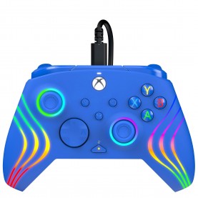 PDP Afterglow Wave Wired Xbox Controller - Blue - Blue pdp,afterglow,wave,wired,xbox,controller,blue,blue