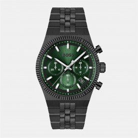 Часовник Boss Gents BOSS Candor Prime Chrono Watch - Green/Black часовник,бижутерия,часовници,аксесоари,на,разпродажба,boss,gents,boss,candor,prime,chrono,watch,green,black