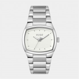 Часовник Hugo Gents HUGO #TELLY Bracelet Watch - Silver/Silver часовник,часовници,hugo,gents,hugo,#telly,bracelet,watch,silver,silver
