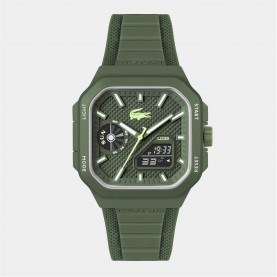 часовник,часовници,lacoste,lacoste,mens,lc33,silicone,analog,digital,watch,khaki