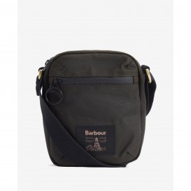 Чанта Barbour Field Waxed Crossbody Bag - Olive/Black чанта,всички,чанти,аксесоари,на,разпродажба,barbour,field,waxed,crossbody,bag,olive,black