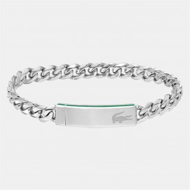 Lacoste Lacoste Jewellery Mens Lacoste Baseline Bracelet - Silver lacoste,lacoste,jewellery,mens,lacoste,baseline,bracelet,silver