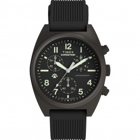 Timex Mens Capstone Quartz Analogue Watch - Black/Gunmetal timex,men,s,capstone,quartz,analogue,watch,black,gunmetal