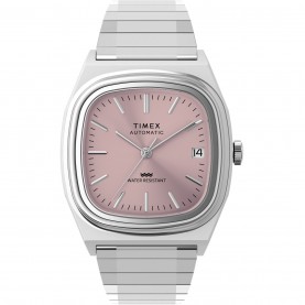 Часовник Timex Timex E Line Watch 63 - Pink/Silver часовник,часовници,timex,timex,e,line,watch,63,pink,silver