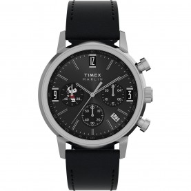 Timex Timex C Peanuts Wtch Sn63 - Silver/Black часовници,timex,timex,c,peanuts,wtch,sn63,silver,black