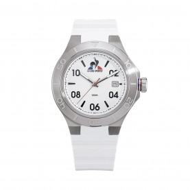 Часовник Le Coq Sportif Men's Integrated Plastic Strap Digital Watch - White/Grey часовник,бижутерия,часовници,аксесоари,на,разпродажба,le,coq,sportif,men's,integrated,plastic,strap,digital,watch,white,grey