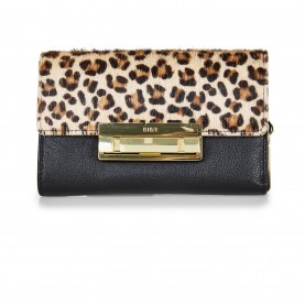 портмоне,всички,чанти,biba,biba,melissa,leather,flap,over,purse,leopard