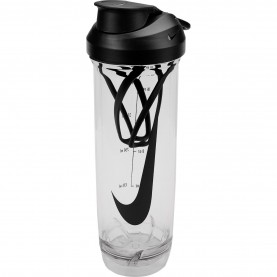 Nike Shaker Water Bottle 710ml - Clear/Black бутилки,за,вода,всички,фитнес,аксесоари,аеробика,nike,shaker,water,bottle,710ml,clear,black