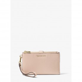 Дамско портмоне MICHAEL Michael Kors Womens Double Zip Wristlet Wallet on Chain - SOFT PINK дамско,портмоне,всички,чанти,аксесоари,на,разпродажба,michael,michael,kors,women,s,double,zip,wristlet,wallet,on,chain,soft,pink