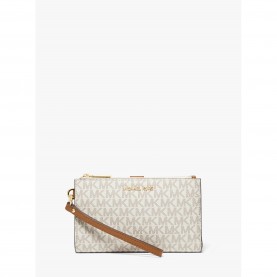 Дамско портмоне MICHAEL Michael Kors Womens Double Zip Wristlet Wallet on Chain - VANILLA* дамско,портмоне,всички,чанти,michael,michael,kors,women,s,double,zip,wristlet,wallet,on,chain,vanilla